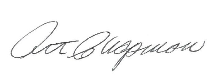 Art Chapman Signature - Tahoe Fund